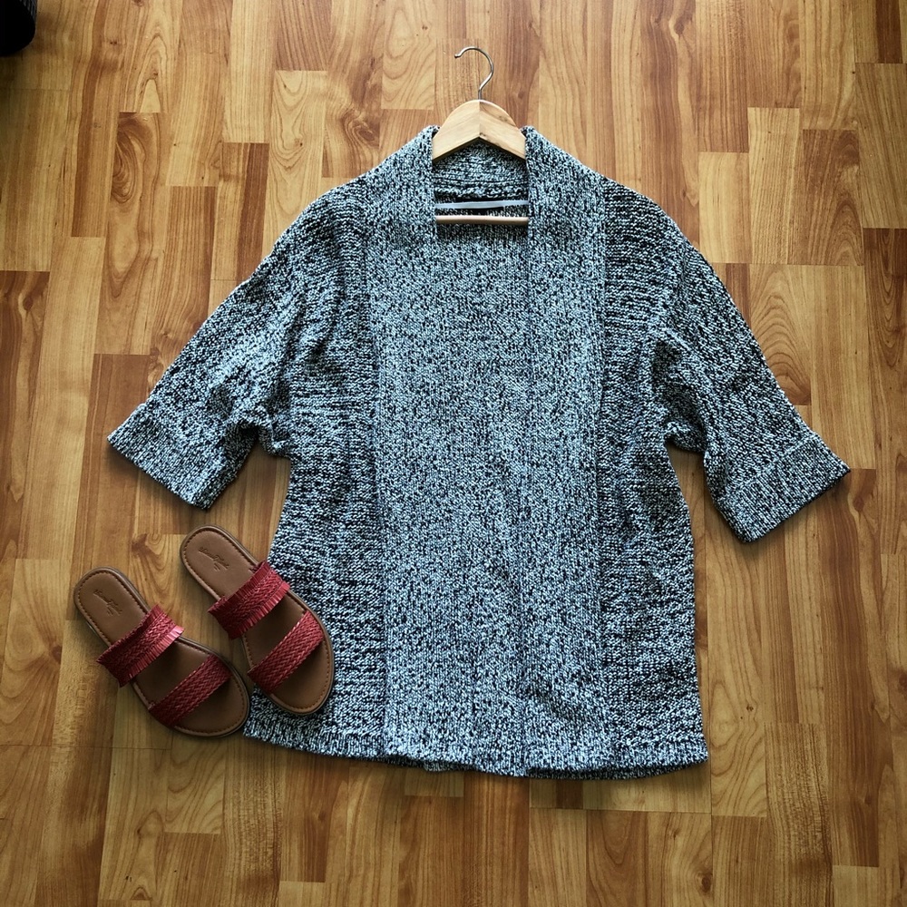 NWOT Banana Republic Marled Knit Open Cardigan